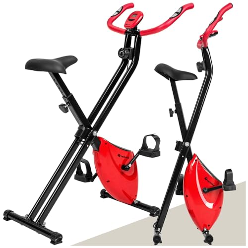 tectake Fitness Bike Heimtrainer Fahrrad Hometrainer platzsparend...