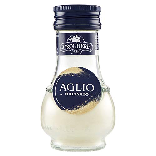 La Drogheria 1880, Linea Vasi Vetro, Aglio Macinato, Aroma Pungente, Insaporitore Per Primi Piatti, Soffritti E Sughi, Formato Da 35 Gr