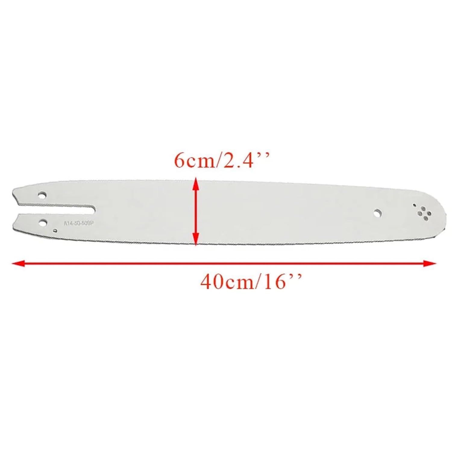 1 Set 16-Inch Chainsaw Guide Bar with Semi-Chisel Chain - 3/8" LP, .325" Pitch, .058" Gauge, 66 Drive Links, for Wood Cutting & Trimming, Durable Saw Accessory Set