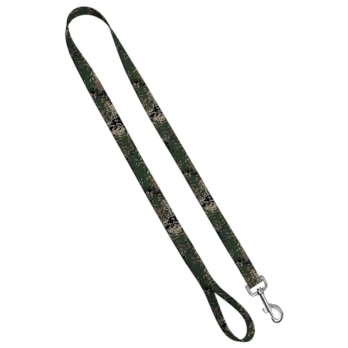 Image of Camo Dog Leash - Camouflage Dog Lead Waterproof with Easy Grip Loop - 1 Inch x 4 Feet, Jarhead Camo