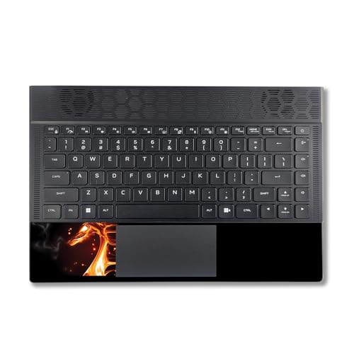 Image of MightySkins Skin Compatible with Alienware X14 R2 (2023) Full Wrap Kit - Flaming Dragon | Protective, Durable, and Unique Vinyl Decal wrap Cover | Easy to Apply & Change Styles | Made in The USA