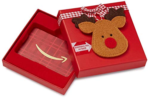 Carte cadeau Amazon.fr - Dans un coffret Renne de Noël