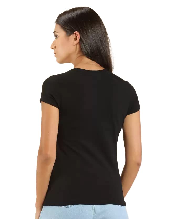 Image of Lyra Women's Cotton Regular Fit T-Shirt