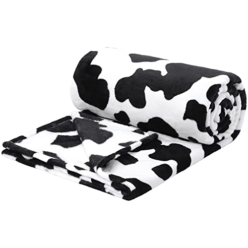 PiccoCasa Cow Printed Blanket