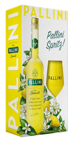 PALLINI LIMONCELLO SPRITZ GLASS PACK,500 ML-26% ABV