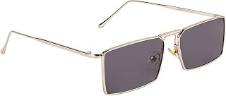 Voyage UV Protected Square Men & Women Sunglasses - (2057MG3573Z | Black Lens | Silver Frame) Price In India