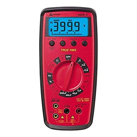 Amprobe 34XR-A Prof DMM True RMS with Temperature & Backlight Cover