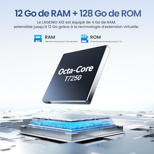 Smartphone Android 15 ultra-mince 8,55 mm doté d'une mémoire extensible 1TB - 4