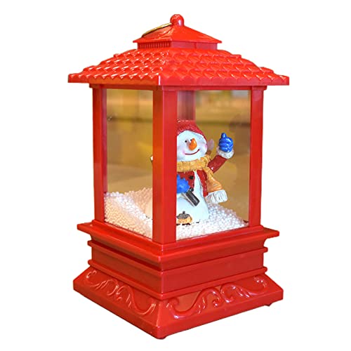 Lanterne Ornements Décoration de Noël Père Noël Bonhomme de Neige
