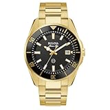 Bulova Marine Star 98B396 - Orologio da uomo in acciaio inossidabile color oro