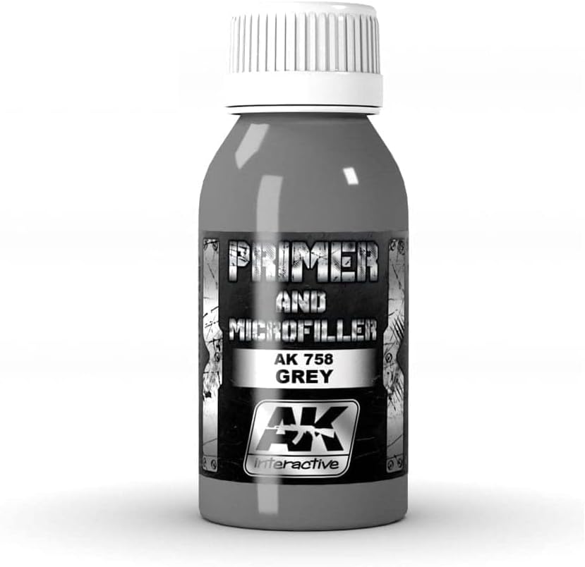 AK Interactive 758 GREY PRIMER AND MICROFILLER (100ml)