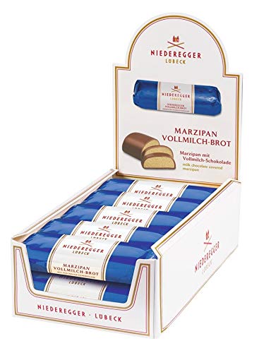 Niederegger Milk Chocolate Covered Marzipan Loaf, 15 Count