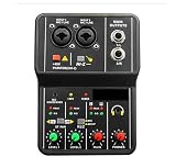 Controller DJ, Interfaccia for console mixer DJ a 2 canali, scheda portatile for trasmissione in diretta DJ