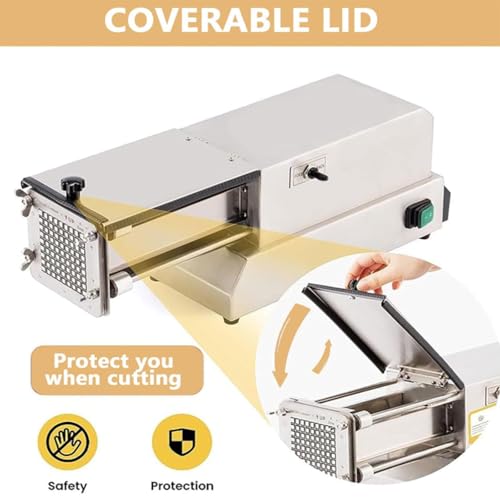 Cortador eléctrico para papas fritas de acero inoxidable miniatura 4