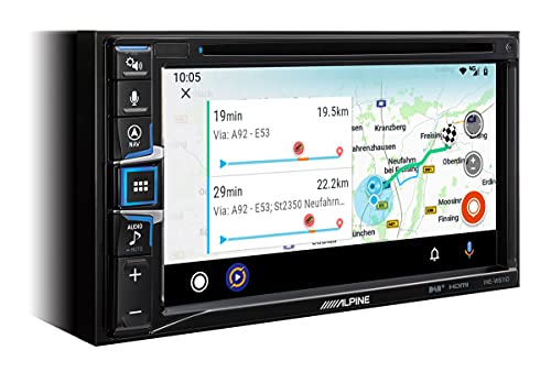 ALPINE INE-W611D Car Radio, Multimedia, Colour Black, 2 DIN