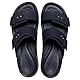 Crocs Damen Brooklyn Buckle Low Wedge Sandal, Deep Navy, 38/39 EU