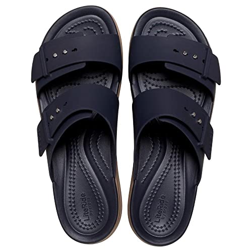 Image of Crocs Women's Brooklyn Buckle Low Wedges