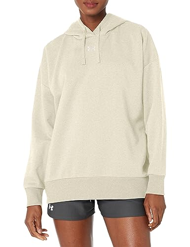 Sweat à capuche Under Armour Rival femme coupe ample pour éliminer la sensation de froid
