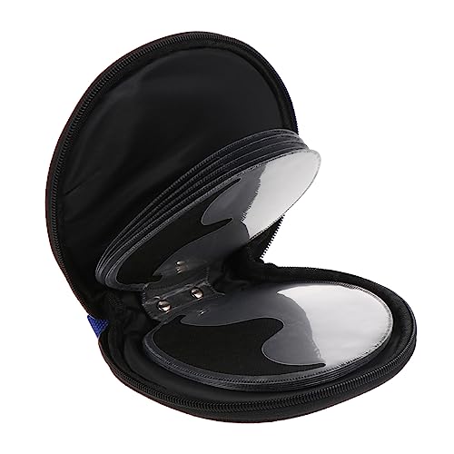 CIYODO CD Storage Case Capacity Disc Organizer Wallet Portable CD Bag with Zipper Closure and Stylish Design for Car and Home Use Protects Discs From Scratches and Damage