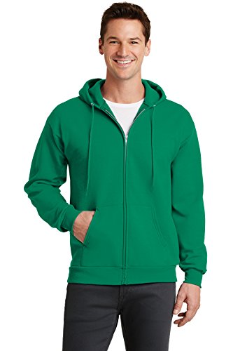Port & Company - Core Fleece Full-Zip Hooded Sweatshirt M Kelly