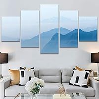 SIGNWIN 5 Panel Canvas Wall Art Organic Arrangement Modern Artwork for Home Decorations Ready to Hang - 60