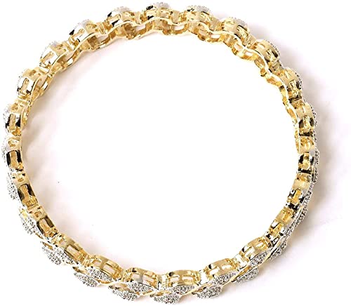 YouBella Jewellery American Diamond Gold Plated Bangles For Women and Girls