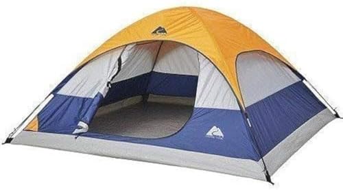 PYU 2025 6 Person Waterproof Camping Tent | Family Outdoor Dome Tent for Hiking, Fishing & Adventure | UV-Protected, Windproof & Mosquito-Resistant | Lightweight & Easy to Carry (Multi-Color)