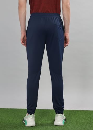 Image of Force NXT Black Jogger for Men Pack of 1 | Men's Dry Fit Active Wear Pants | Stretchable Lowers with Zipper Pockets | Anti Odour Jogger Pant for Gym, Yoga and Sports