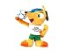Produktbild FIFA Fuleco Fußballweltmeisterschaft Brasilien 2014 Plüsch Spielzeug mit Ball, Unisex, Fuleco 2014, gelb