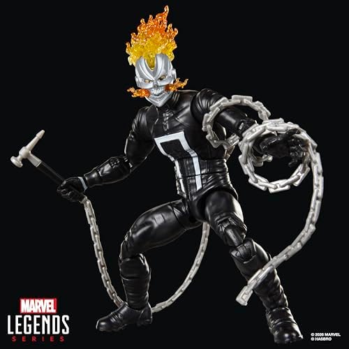 Marvel Legends Series Ghost Rider (Robbie Reyes), All-New Ghost Rider and Avengers Comics Collectible 6-Inch Scale Action - 3