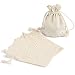 10 Sacchetti Iuta Con Coulisse In Cotone Naturale – 13x18 Cm, Ideali Per Regali, Bomboniere E Piccoli Oggetti Artigianali