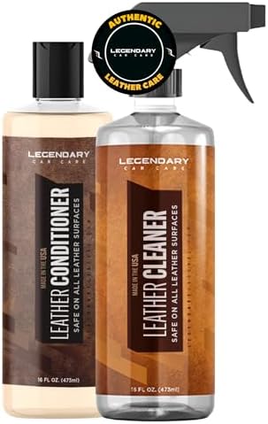 Legendary Leather Cleaner And Conditioner 16oz - Conditions, Clea...