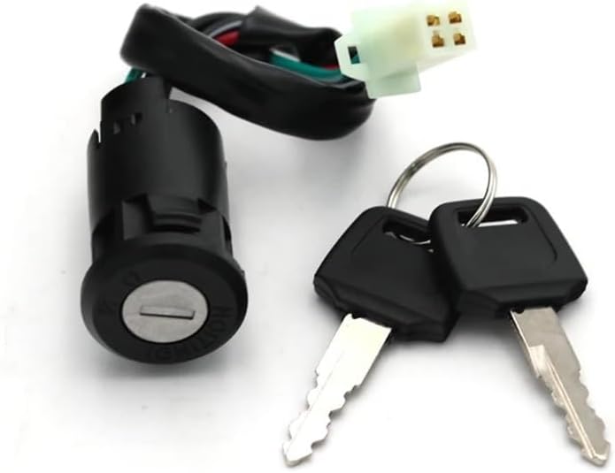 1pcs Motorcycle with Wire Ignition Switch Key Start Switch Door Locks ATV Fit for Su for Hon 50cc-250cc