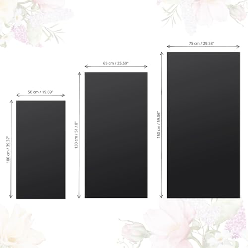 Papier adhésif pour meuble noir mat 75x150 cm imperméable