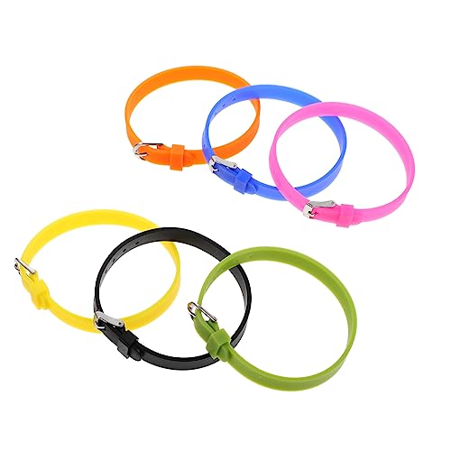 Hemobllo 6Pcs Wrist Band Smart Bracelet Silicone Bracelets For Kids Child Wrist Leashes For Toddlers Watch Bracelet Watch Chain Band Watch Chain Strap Colored Watchband Children Plaything #TOP7