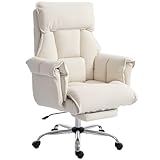 HOMCOM Bürostuhl Schreibtischstuhl mit Lendenwirbelstütze, Armlehne,...