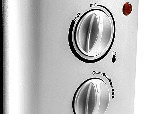 Aquecedor a Óleo Mondial 4260 A06-1500W - Preto/Prata - 220V