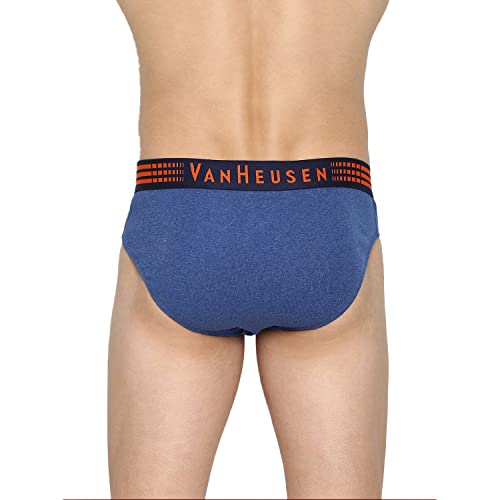 Image of Van Heusen Men Anti Bacterial Briefs - 100% Combed Cotton - Pack of 2 - Colour Fresh, Moisture Wicking