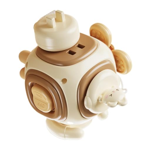 キューブおもちゃ キューブトイ - 六面知育ボックス | うさぎデザインの知育キューブ - 子供・未就学児・小学生・幼児・家族遊び・旅行・トラベル・フロア・床・幼稚園向け