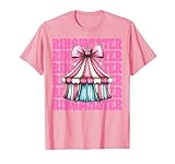 Womens Pink Coquette Bow Circus Carnival Gifts