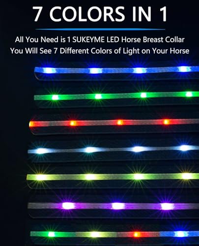 Sukeyme 2024 BREAST V.1 Led Horse Breastplate Collar thumb #1