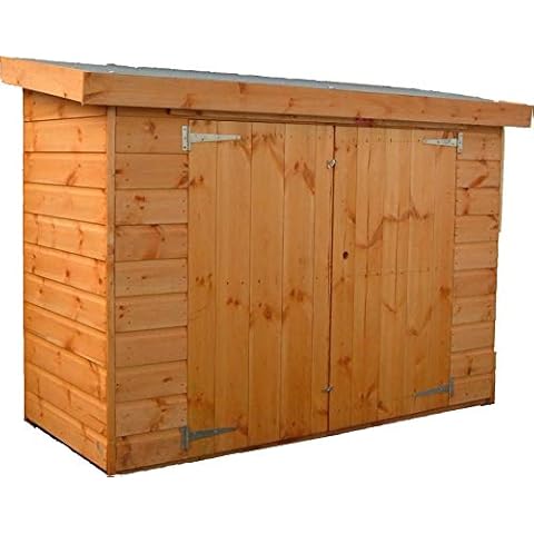 Pinelap 6ft x 3ft Wooden Shiplap Garden Shed Fully T&G Pent Outdoor Bike Hut Cover