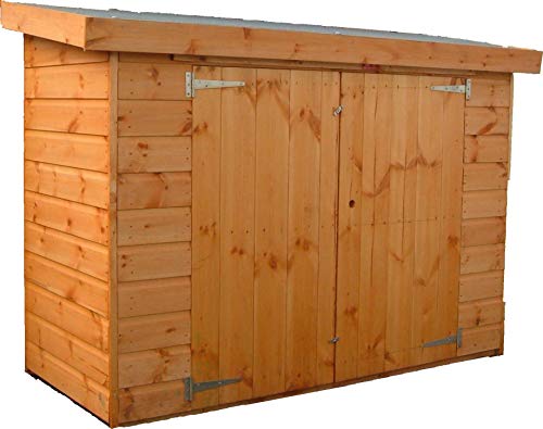 Pinelap 6ft x 3ft Wooden Shiplap Garden Shed Fully T&G Pent Outdoor Hut