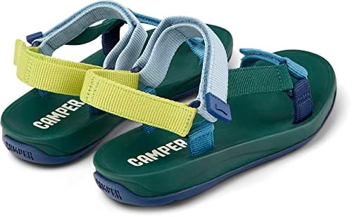 Camper Women's T-Bar Flat Sandal, Multicolor, 7 | Image 3