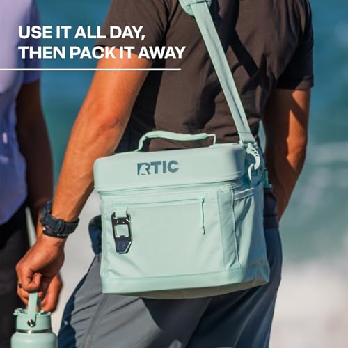 RTIC 15 Can Everyday Cooler, Soft Sided Portable Insulated Cooling for Lunch, Beach, Drink, Beverage, Travel, Camping, Picnic, for Men and Women, Periwinkle