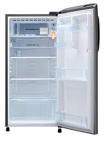 Image of LG 190 L 4 Star Inverter Direct-Cool Single Door Refrigerator (GL-B201APZY, Shiny Steel)