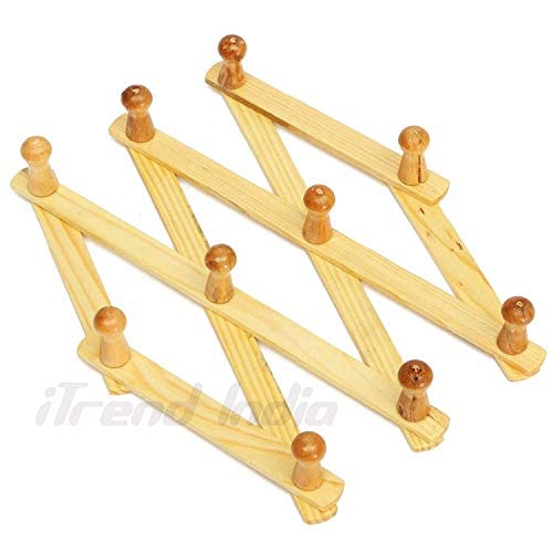 Health Benefits Wooden Wall Hanger, Wall Hooks, Cloth Hanger, Bag