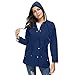Moda para mujer Impermeable Sudadera con capucha Sombrero Chaqueta deportiva desmontable y...