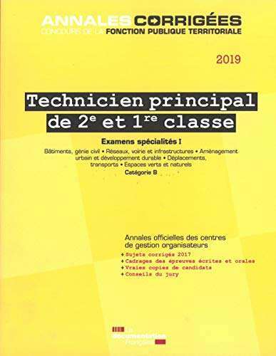 Télécharger Technicien principal de 2e et 1re classe : Examens spécialités I Gratuit