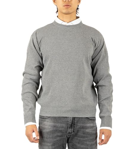 TONY BACKER - Maglioncino Cotone Uomo, Caldo, Comodo E Pratico,